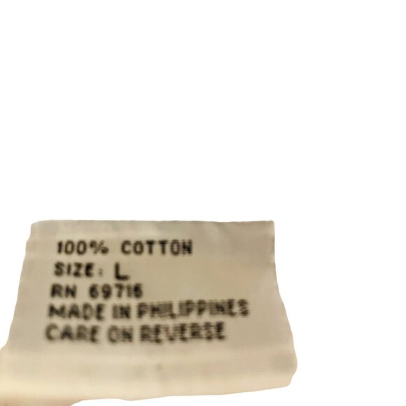 Vintage Jordache Jean Jacket Coat Hand Painted Floral Design White Size Large - Picture 5 of 11